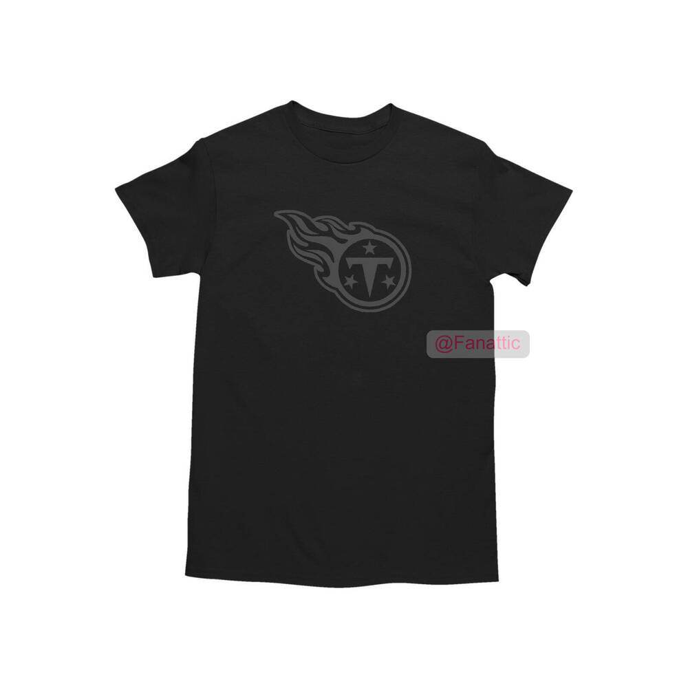 NEW Tennessee Titans Tonal Logo T-Shirt BLACK